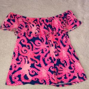 NWOT Lilly Pulitzer off the shoulder top